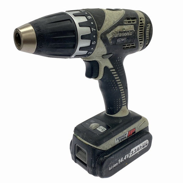 ☆中古品☆Panasonic パナソニック 14.4V 充電ドリルドライバー EZ7441 バッテリ2個(3.3Ah) 充電器 ケース付 充電式ドライバドリル130420 - 4