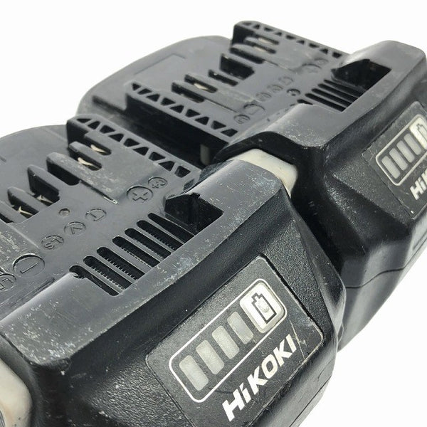 ☆中古品2点セット☆HiKOKI ハイコーキ 36V 2.5Ah 純正 マルチボルトバッテリー BSL36A18 リチウムイオンバッテリー 蓄電池137125 - 8