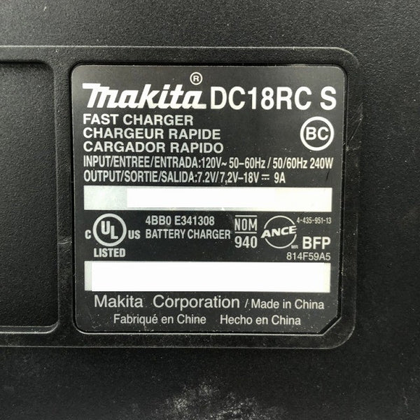 ☆比較的綺麗☆makita マキタ 18V 充電式ディスクグラインダー XAG04 バッテリ1個(18V3.0Ah) 充電器付 コードレス USAマキタ125602 - 9