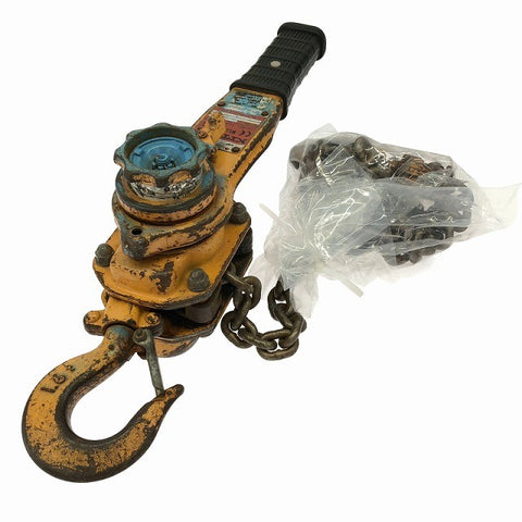 ☆中古品2個セット☆ KITO キトー レバーブロック LB016 L5型 荷重1.6ton/1.6トン 揚程1.5m レバーホイスト ガッチャ 荷揚げ 荷締め133373 - 0