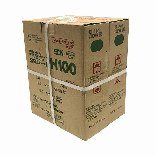 ☆未使用品☆コニシ株式会社 サンライズ 高耐喉シーリング材 LM(低モジュラス)型 SRシール H100 TリベルピュアW 1箱/10本×2117223 - 4