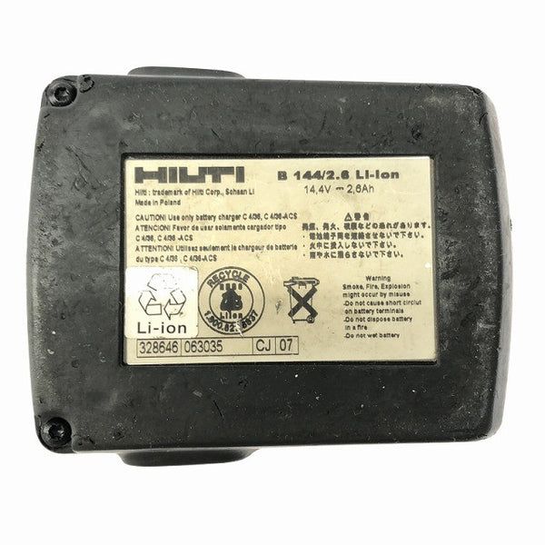 ☆中古品☆HILTI ヒルティ  14.4V 充電式ドリルドライバ SF144-A バッテリー1個(14.4V 2.6Ah) 充電器付131543 - 10