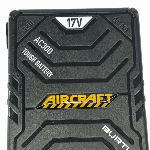 ☆中古品☆BURTLE バートル 17V エアークラフト専用バッテリー AC300 黒/ブラック 本体のみ 空調作業服用 京セラ118038 - 7