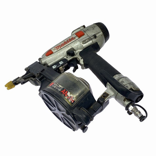 ☆中古品 2点セット☆ makita マキタ 50mm 常圧エア釘打機 AN514 50mm 仕上釘打機 AF502 コイルネイラ フィニッシュ128723 - 4