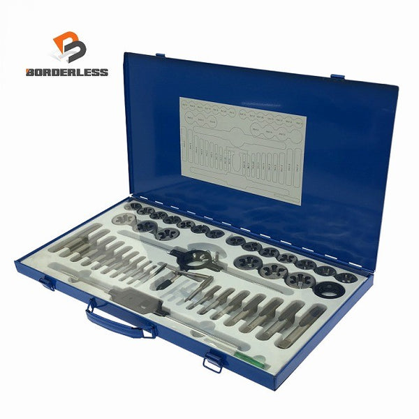 ☆未使用保管品☆ESCO エスコ タップダイスセット 45pcs EA829VX-2 タップ・ダイス：M6～M24 ハンドツール134317 - 1
