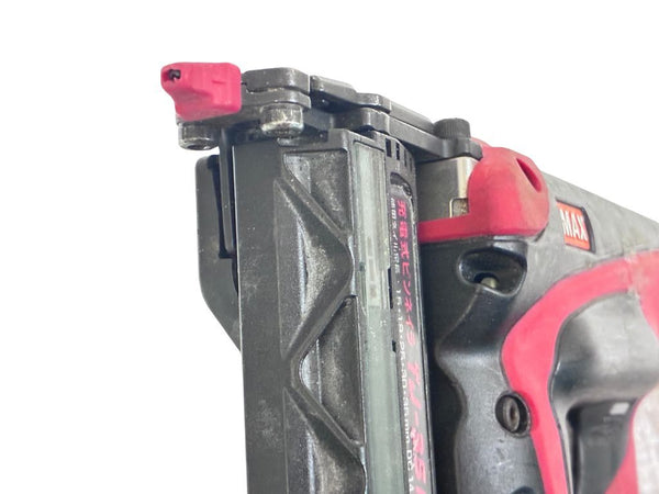 ☆中古品☆MAX マックス 18V 充電式ピンネイラ TJ-35P3 バッテリー（18V 5.0Ah）充電器（JC-925A）付き エア釘打機135124 - 7