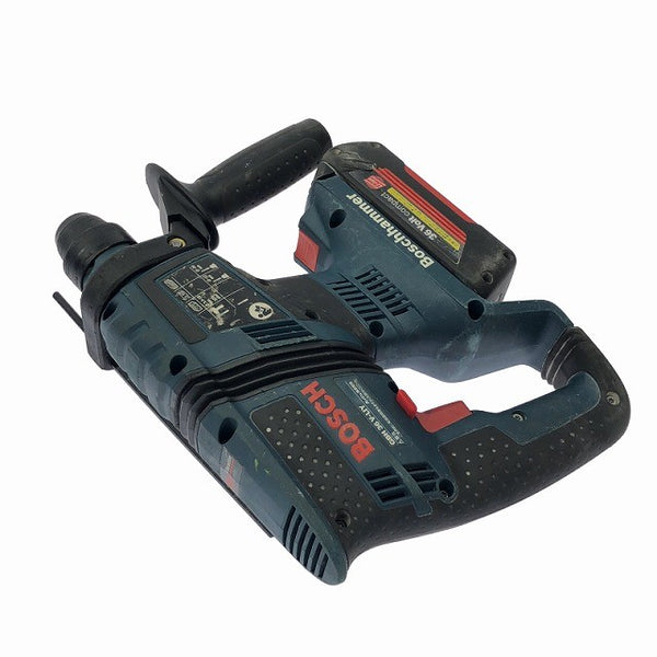 ☆比較的綺麗☆ BOSCH ボッシュ 36V 充電式ハンマドリル GBH36V-LIY 充電器 純正バッテリー2個付 ケース SDSプラス126327 - 7