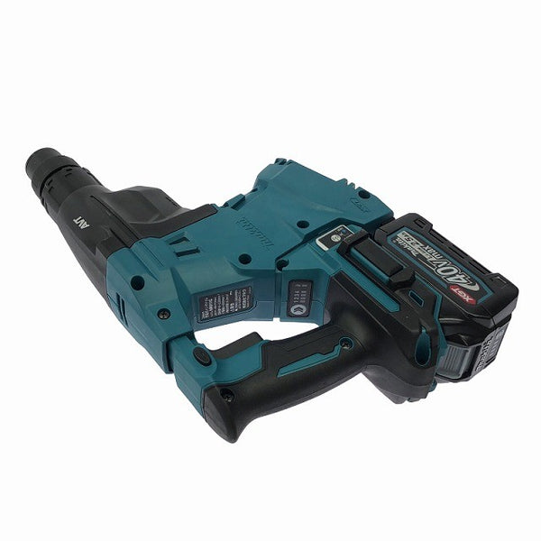 ☆未使用品☆makita マキタ 40Vmax 28mm 充電式ハンマドリル HR011GRDXV バッテリ2個(2.5Ah) 充電器 集じんシステム ケース付134039 - 7
