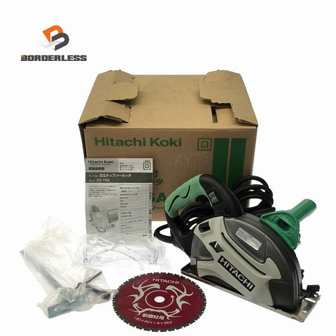 ☆未使用品☆ HITACHI 日立工機 100V 50/60Hz 180mm チップソーカッタ CD7SA チップソー 切断機122787
