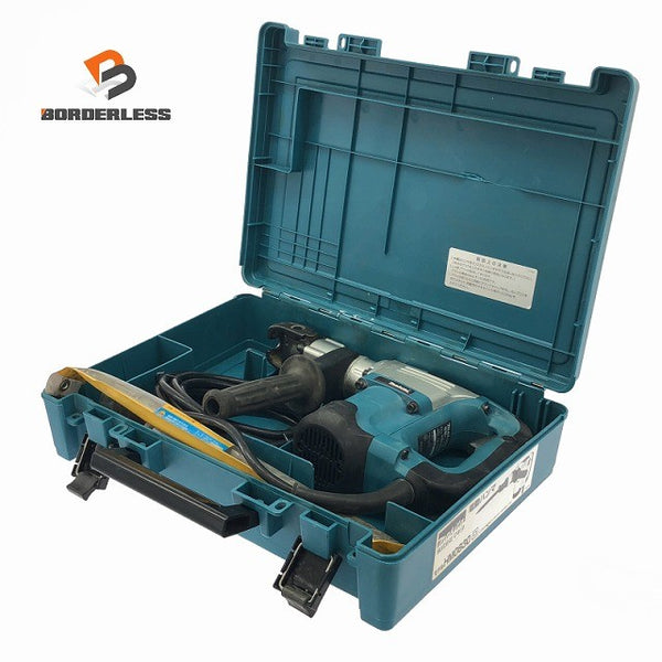 ☆中古品☆makita マキタ 100V 電動ハンマー HM0830 ケース付 コンクリートブレーカー はつり機 ハツリ機 斫り機 破砕 電動工具135282 - 1