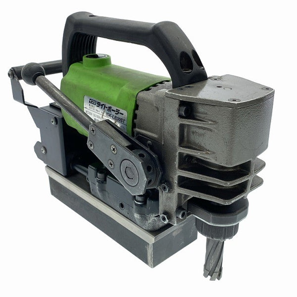 ☆中古品☆IKURATOOLS 育良精機 100V 小型ハンディタイプ磁気ボーラー ライトボーラー ISK-LB30ST 電動工具 磁気ボール盤120560 - 3