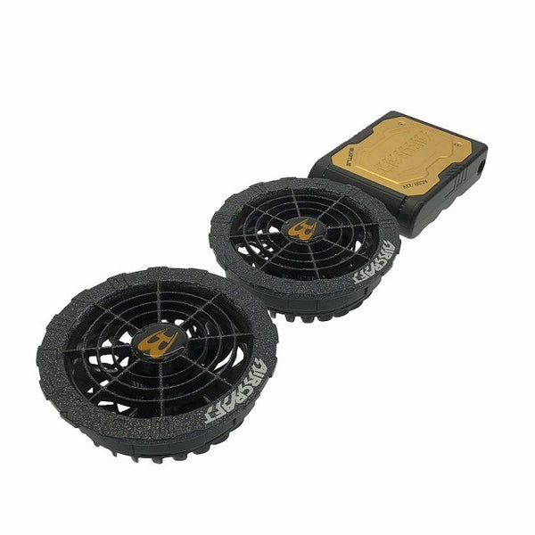 ☆中古品☆BURTLE バートル 22V 空調作業服用ファン&バッテリー AC08 AC08-2117983 - 4