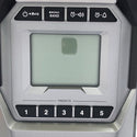 ☆比較的綺麗です☆makita マキタ 10.8V/14.4V/18V/40Vmax 充電式ラジオ MR001G 本体+ACアダプタ付き 防災130899 - 5