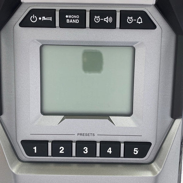 ☆比較的綺麗です☆makita マキタ 10.8V/14.4V/18V/40Vmax 充電式ラジオ MR001G 本体+ACアダプタ付き 防災130899 - 5