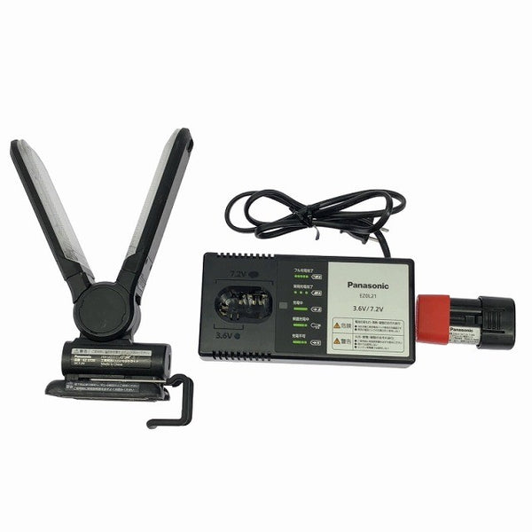 ☆中古品セット☆Panasonic パナソニック 充電スティックインパクトドライバ EZ7521 バッテリー2個+充電器+ケース+LEDライト EZ3720 - 8