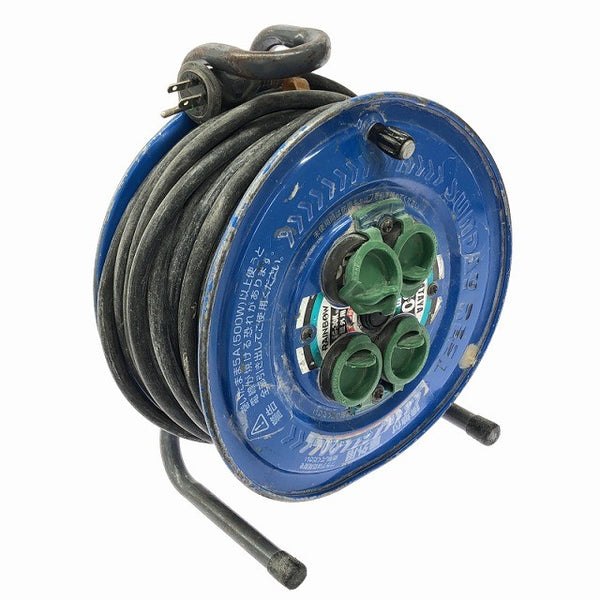 ☆中古品☆HATAYA ハタヤ 畑屋 100V 30m サンデーレインボーリール SG-30K 屋外用 防雨型 電工ドラム コードリール 延長コード134869 - 3
