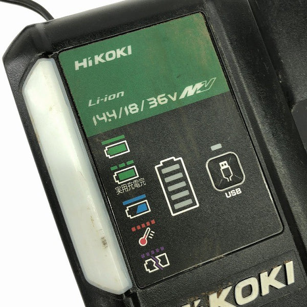 ☆中古品☆HiKOKI ハイコーキ 18V-14.4V 急速充電器 UC18YDL2 純正 リチウムイオンバッテリー用 蓄電池用132472 - 9