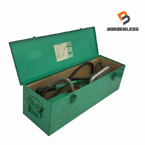 ☆中古品☆KAMEKURA 亀倉精機 油圧ポンプ EP-700型 パイプ断水機 P-50N ケース付 パイプ圧着機 水道管工事 手動油圧式 - 0