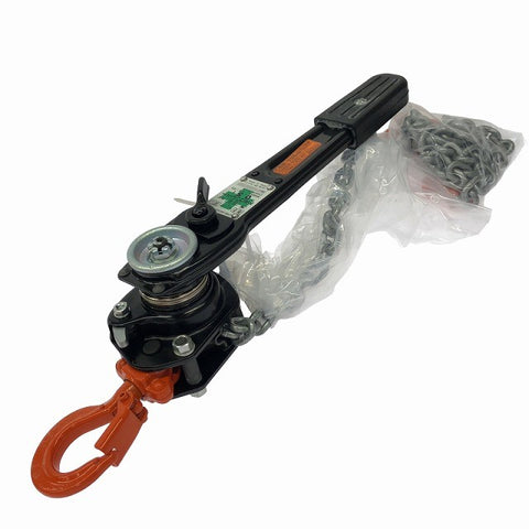 ☆中古美品☆象印チェンブロック エレファント トルコンレバー Y3-50 荷重0.5ton/500kg 揚程1.5m レバーブロック レバーホイスト130510 - 0