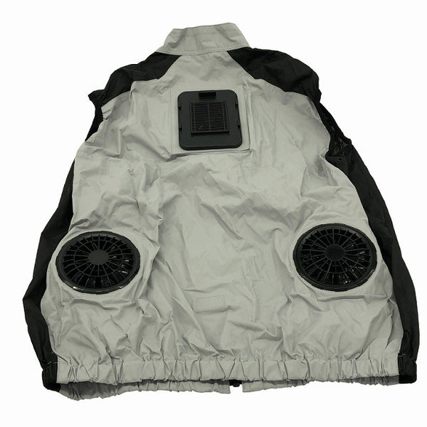 ☆未使用品☆THANKO サンコー 圧倒的に冷える 冷蔵服3 TKCV24FGY シルバーグレー フリーサイズ ファン＋プレート付 空調作業服134122 - 6
