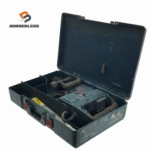 ☆中古品☆BOSCH ボッシュ 100V 破つりハンマー GSH11E ケース付き 破壊 粉砕 ハツリ 斫り チッパー おまけ付き119501