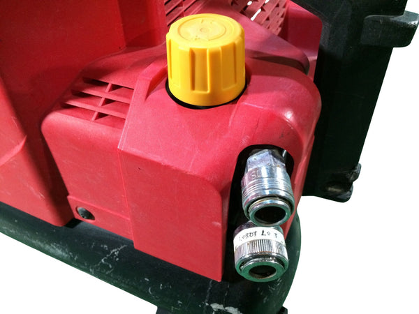 ☆中古品☆MAX マックス 常圧/高圧 エアコンプレッサー AK-HL1310E 赤/レッド 100V 11L AIモード Bluetooth エアーコンプレッサー118927 - 6