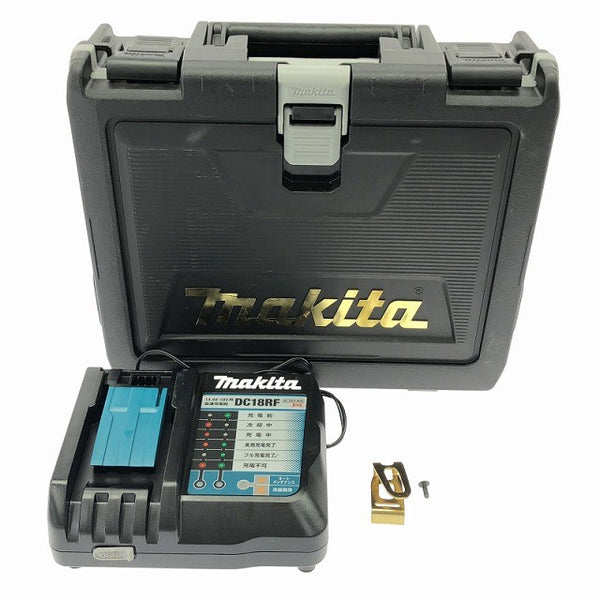 ☆中古美品☆makita マキタ 14.4V/18V 純正 急速充電器 DC18RF ケース付 リチウムイオンバッテリー用 リチウムイオン電池用137202 - 3