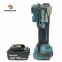 ☆中古品☆makita マキタ 18V 充電式マルチツール TM52D バッテリ1個(18V 6.0Ah)付 コードレス カットソー 研削130882 - 1