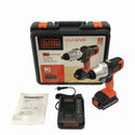 ☆未使用品☆BLACK+DECER ブラック＆デッカー 18V マルチツール インパクトドライバー EVO185I1 バッテリ1個 充電器 ケース付112704 - 3