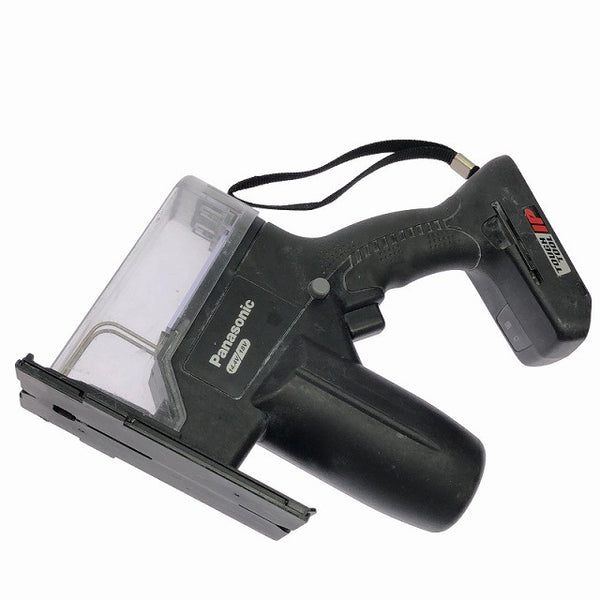 ☆中古品 Panasonic パナソニック 14.4V/18V 充電角穴カッター EZ45A3 黒 バッテリ2個(18V4.2Ah)付 充電式ボードカッター136164 - 2