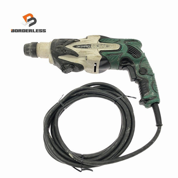☆中古品☆HITACHI 日立工機 100V 24mm ロータリハンマドリル DH24PB3 SDSプラス コード式 ハンマードリル 穴あけ 穿孔133221 - 1