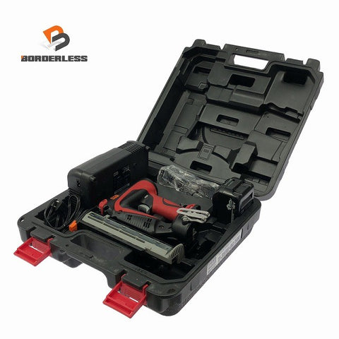 ☆比較的綺麗☆MAX マックス 18V 充電式フィニッシュネイラ TJ-35FN1-BC/50A バッテリ1個(5.0Ah) 充電器 ケース付 仕上釘打機130997