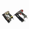 ☆中古品セット☆HITACHI 日立工機 常圧 ピン釘打機 NP35A RYOBI エア釘打機 RF-500 ゴーグル付 ピンタッカ エアーツール108335 - 2