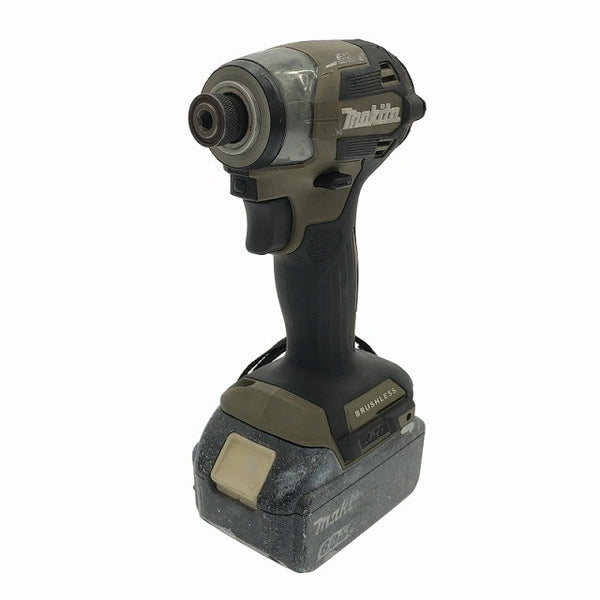 ☆中古品☆makita マキタ 18V 充電式インパクトドライバ TD173DRGXO オリーブ バッテリー2個(18V 6.0Ah) 充電器付119122 - 2