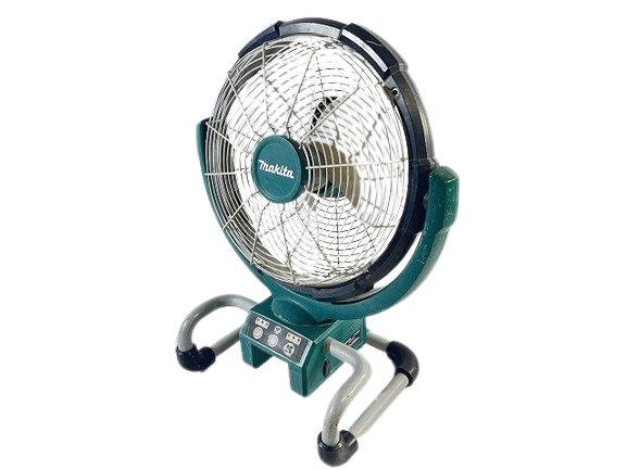 ☆中古品☆ makita マキタ 14.4V/18V 充電式ファン CF300D 本体+バッテリー1個(BL1850B)+ACアダプター 扇風/送風 乾燥 - 2