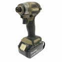☆中古品☆makita マキタ 充電式インパクトドライバー TD173D オリーブ バッテリ2個(BL1860B)付 コードレス バッテリー式120991 - 2