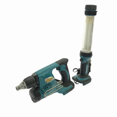☆中古品 2点セット☆makita マキタ 14.4V 充電式スクリュードライバ FS440D 充電式蛍光灯 ML144 - 0