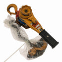 ☆中古品2個セット KITO キトー レバーブロック L5形 LB008 荷重0.8ton/800kg 揚程1.5m レバーホイスト ガッチャ 荷揚げ機 荷締め機135552 - 3