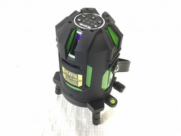 ☆未使用品☆ムラテックKDS 電子整準高輝度レーザー墨出器 DSL-93RG 受光器 バッテリ2個 ケース付 リアルグリーンレーザー墨出し器119060 - 5