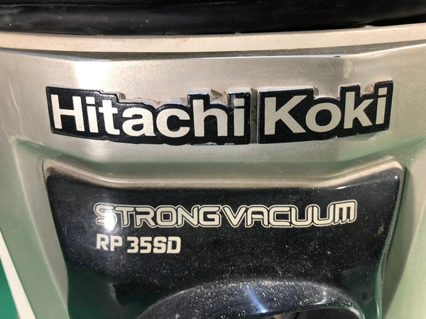 ☆中古品☆HITACHI 日立工機 100V 電動工具用 集じん機 RP35SD 乾式 25L ホース＋パイプ＋ノズル付 業務用 集塵機 掃除機116460 - 8