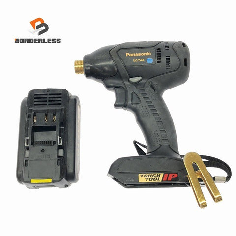 ☆中古品☆Panasonic パナソニック 14.4V 充電インパクトドライバー EZ7544 バッテリ1個(14.4V3.3Ah)付 充電式 コードレス128528
