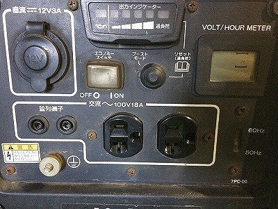 ☆比較的綺麗☆SHINDAIWA 新ダイワ インバータ発電機 IEG1800M-Y 1.8kVA ガソリンエンジン インバーター発電機 防災 やまびこ 116124 - 6