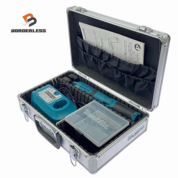 ☆中古品☆makita マキタ 10.8V 充電式ペンインパクトドライバ TD021DS バッテリー2個 充電器 ケース ビット2本付き129570 - 1