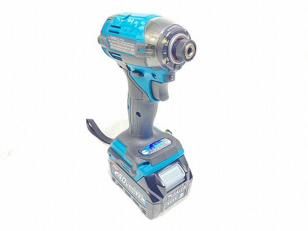 ☆未使用品☆ makita マキタ 40Vmax 充電式インパクトドライバ TD002GRDX バッテリー2個付き 充電器付き133154 - 5