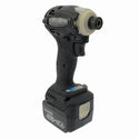 ☆比較的綺麗☆makita マキタ 14.4V 充電式インパクトドライバ TD162DRGXB 黒 バッテリー2個(14.4V 6.0Ah) 充電器 ケース付 - 5