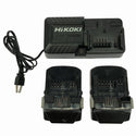 ☆中古品☆HITACHI 日立工機 コードレスインパクトドライバ WH18DDL バッテリー2個(18V6.0Ah) 充電器 ケース付き132576 - 4