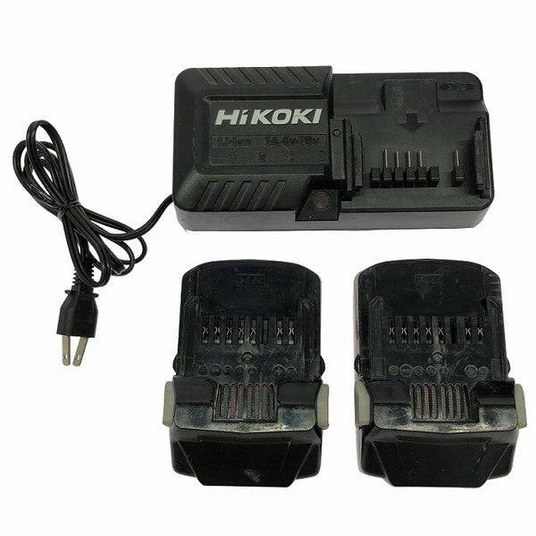 ☆中古品☆HITACHI 日立工機 コードレスインパクトドライバ WH18DDL バッテリー2個(18V6.0Ah) 充電器 ケース付き132576 - 4