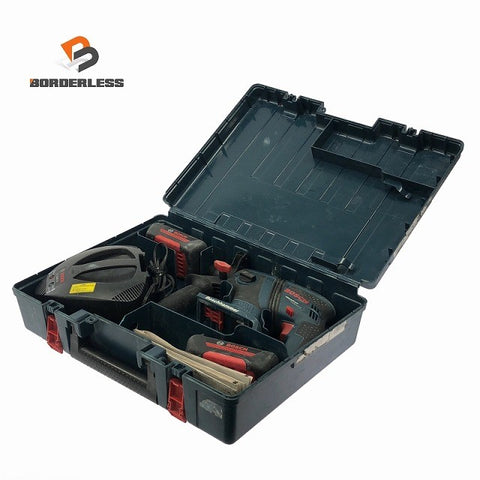 ☆中古品☆BOSCH ボッシュ 36V コードレスハンマドリル GBH36V-LI バッテリー2個(36V 1.3Ah) 充電器 ケース付124593