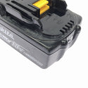 ☆中古品※15回☆makita マキタ 18V 6.0Ah 純正 リチウムイオンバッテリー BL1860B 残量表示付 リチウムイオン電池 蓄電池 充電池134120 - 6
