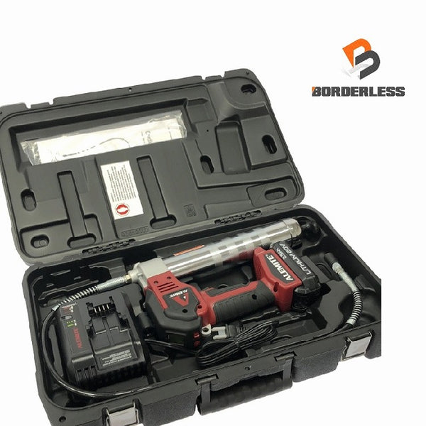 ☆未使用品☆ALEMITE アレマイト 20V充電式グリスガン 596-A1 バッテリー1個 充電器 ケース付 グリースガン Grease Gun - 2